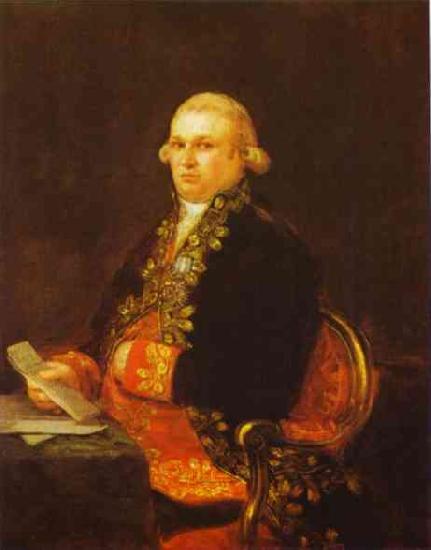 Francisco Jose de Goya Don Antonio Noriega oil painting image